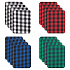 32Pcs 4 Colors Polyester Iron on Cloth Patches DIY-MA0007-29-1