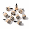 Glass Bottle Pendants CRES-S359-01B-2