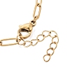 3MM Unisex 304 Stainless Steel Paperclip Chain Necklaces STAS-Q113-14G-02-2