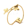 304 Stainless Steel Hinged Bangles for Women BJEW-Z109-01G-01-2