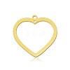 Ion Plating(IP) 201 Stainless Steel Pendants STAS-N090-LA868-2-2