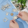 6Sets Zinc Alloy Side Release Buckles FIND-BC0013-98B-3