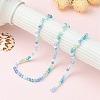 Electroplate Glass Beads Strands EGLA-yw0002-C06-6