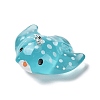 Sea Animal Theme Transparent Resin Pendants X-RESI-D071-04I-1