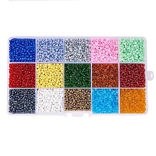 8/0 Round Glass Seed Beads Sets SEED-PH0007-01