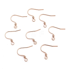 304 Stainless Steel Earring Hooks STAS-E484-55RG