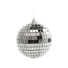 Plastic Disco Ball Pendant Decoration XMAS-PW0002-01E