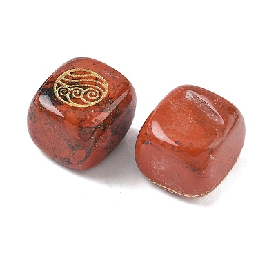 4Pcs 4 Styles Natural Red Jasper Display Decorations G-F786-03A-03-1