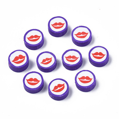 Handmade Polymer Clay Beads CLAY-N011-44A-03-1