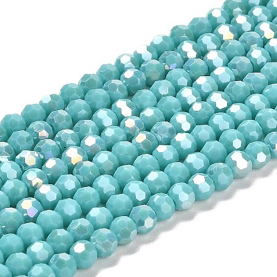 Opaque Glass Beads Stands EGLA-A035-P4mm-B12-1
