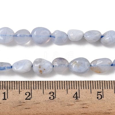 Natural Blue Lace Agate Beads Strands G-E483-62A-1