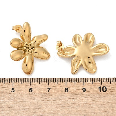 304 Stainless Steel Stud Earrings EJEW-S265-08G-1