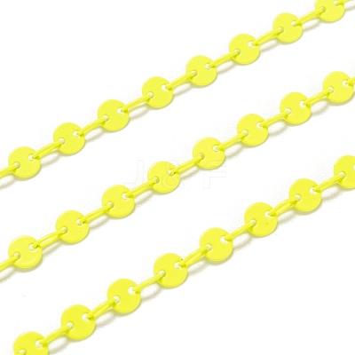 Spray Painted Brass Coffee Bean Chains CHC-M021-03E-1