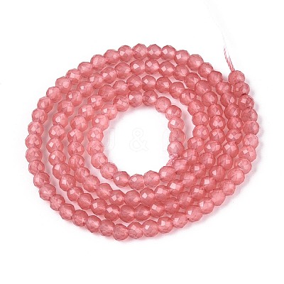 Imitation Jade Glass Beads Strands GLAA-T028-3mm-11B-1