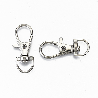 Alloy Swivel Lobster Claw Clasps X-PALLOY-T010-02P-1