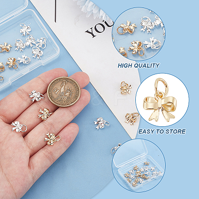 20Pcs 2 Colors Brass Pendants KK-HY0003-86-1