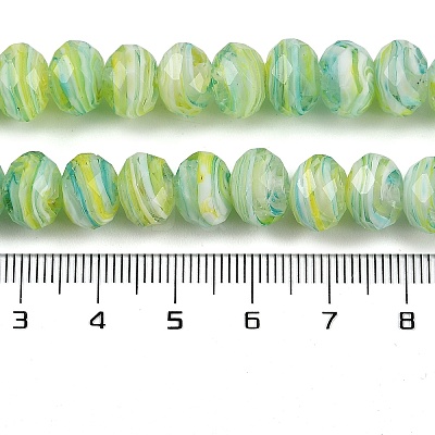 Handmade Lampwork Beads Strands LAMP-T007-13I-1