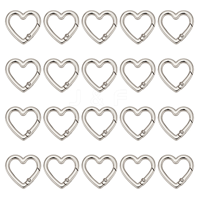 20Pcs Alloy Spring Gate Rings FIND-ME0002-82P-1
