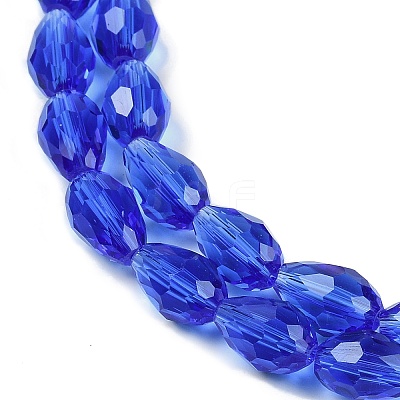Transparent Glass Beads Strands X-EGLA-N013-T10mm-D11-1