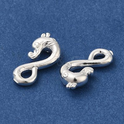 Brass S-Hook Clasps KK-H502-06S-1