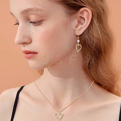 10Pcs 2 Styles Brass Pendants KK-HS0015-24-1