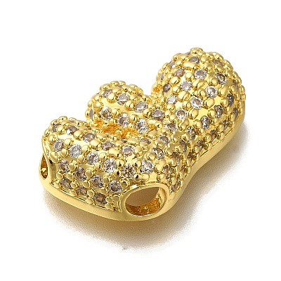Brass with Cubic Zirconia Pendants KK-Q818-02F-G-1