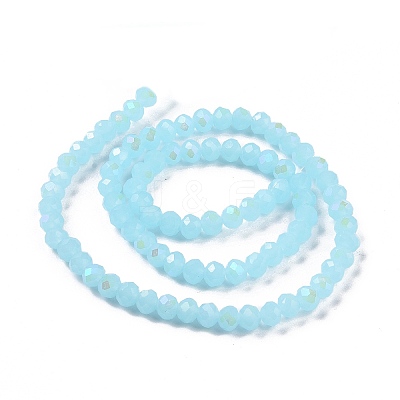 Electroplate Glass Beads Strands EGLA-A034-J4mm-L06-1