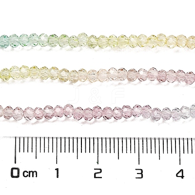 Transparent Painted Glass Beads Strands DGLA-A034-T2mm-A15-1