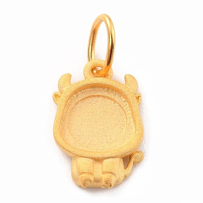 925 Sterling Silver Pendant Cabochon Settings STER-I020-01B-G-1