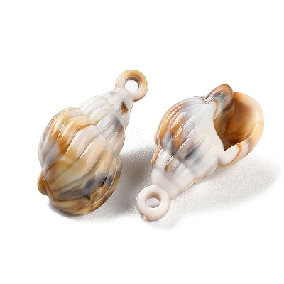 Opaque Acrylic Pendants OACR-U004-06B-1