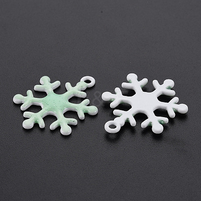 Spray Painted Alloy Enamel Pendants LS-ENAM-N055-036C-NR-1