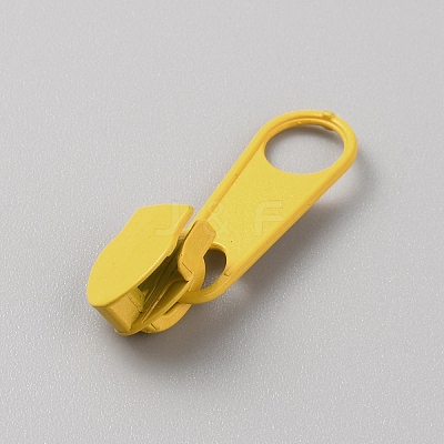 Spray Painted Zinc Alloy Zipper Pull FIND-WH0427-33A-15-1