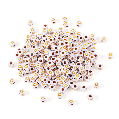 Opaque Acrylic Beads MACR-TAG0001-07Q-1