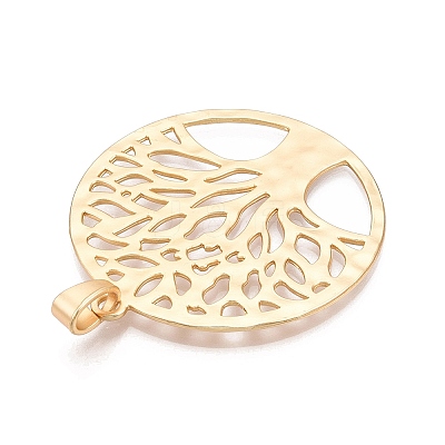 Plating Alloy Big Pendants PALLOY-T090-14G-1
