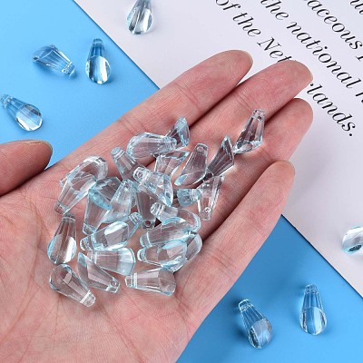 Transparent Acrylic Pendants MACR-S373-111-B03-1