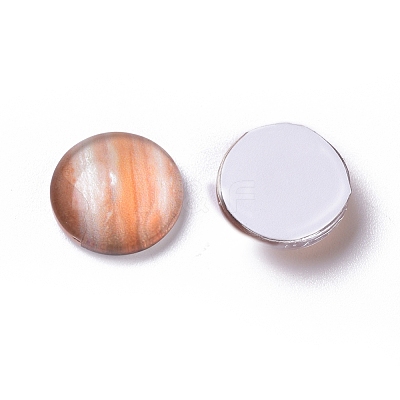 Glass Cabochons LS-GLAA-WH0015-15A-06-1