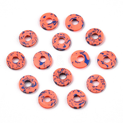 Handmade Polymer Clay Beads CLAY-YW-6.0mm-A40-1