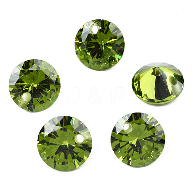 Cubic Zirconia Charms ZIRC-N033-A-03-1