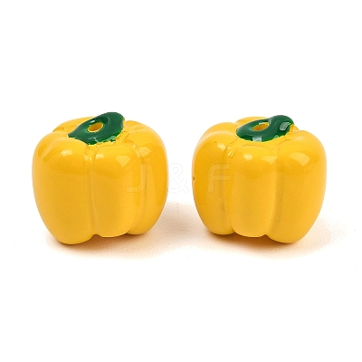 Opaque Resin Imitation Vegetable Beads RE-CBAC4C7-01-1