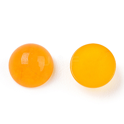 Natural White Jade Cabochons G-R416-6mm-06-1