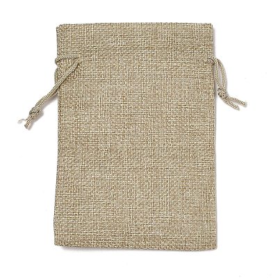 Christmas Printed Burlap Packing Pouches Drawstring Bags ABAG-Q053-02A-01-1