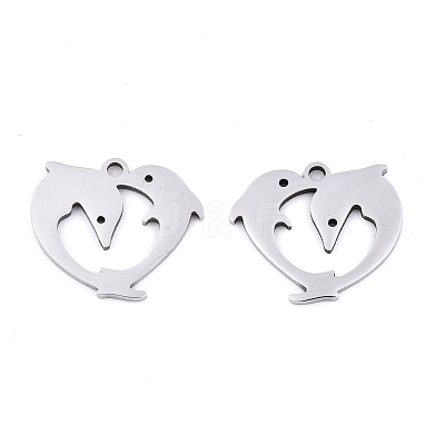 Non-Tarnish 201 Stainless Steel Charms STAS-S081-081-1