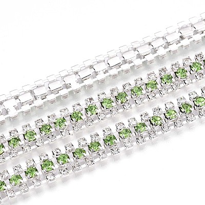 Iron Rhinestone Cup Chains CH-T006-04S-06-1