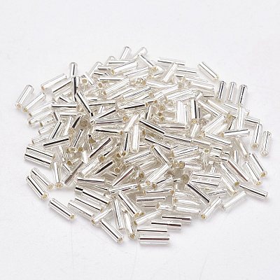 Glass Bugle Beads SEED-E001-12mm-21-1