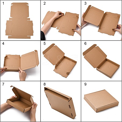 Kraft Paper Folding Box LS-CON-F007-A08-1