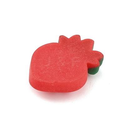 Opaque Resin Cabochos RESI-WH0026-78F-1