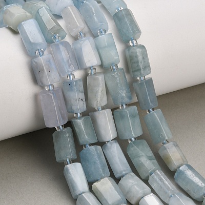 Natural Aquamarine Beads Strands GG-CBA7621-A01-01-1