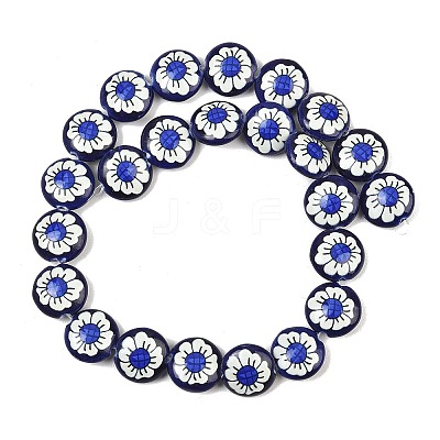 Printed Handmade Porcelain Beads PR-CBA938E-02B-1
