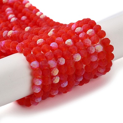 Transparent Glass Beads Strands X1-EGLA-A034-T4mm-MB01-1