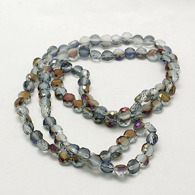 Electroplate Glass Beads EGLA-D028-05-1